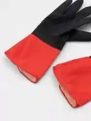 Черный перчатки хозяйственные BICOLOR из натурального латекса, для уборки, размер: S, M, L, XL