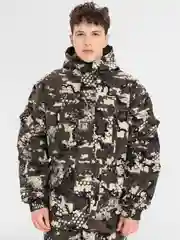 Костюм для охоты и рыбалки BERKUT.IV "Горка рипстоп Соты" демисезонный, на флисе