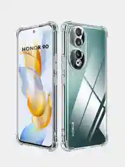 Чехол Honor 90 / Хонор 90, прозрачный, силиконовый, противоударный