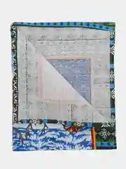 Зеленый полотенце кухонное, из рогожки "Новый год"