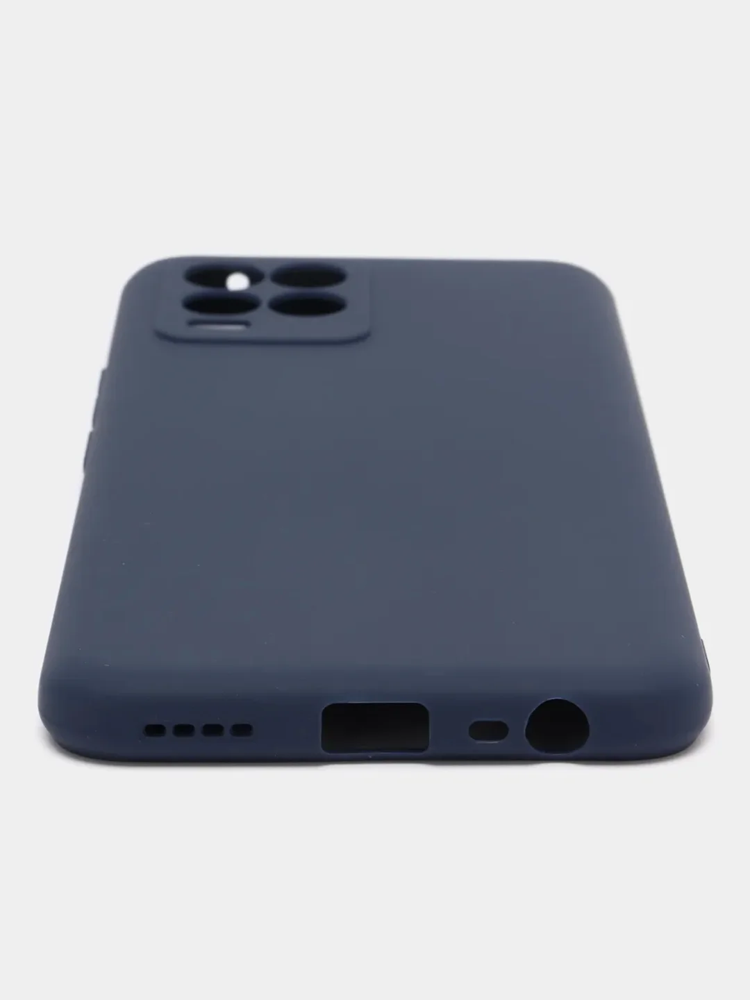 Темно-синий чехол для Realme 8, 8 Pro, C21, C21Y, C20, C11 2021, силикон 1,5 мм