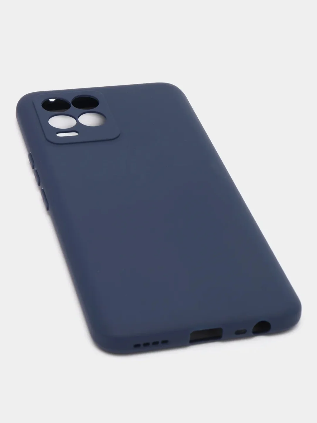 Темно-синий чехол для Realme 8, 8 Pro, C21, C21Y, C20, C11 2021, силикон 1,5 мм
