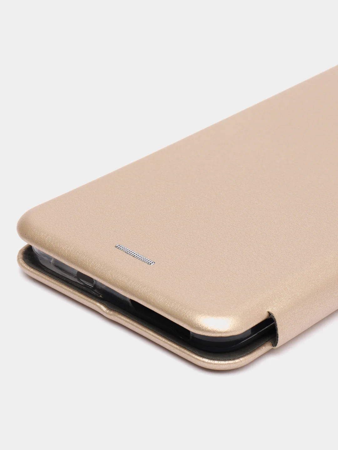 Золотой чехол-книжка для Redmi Note 12S / Редми Нот 12с