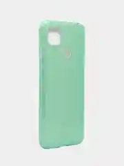 Бирюзовый чехол блестящий Xiaomi Redmi 9C, Redmi 9C NFC, Redmi 10A, Poco C3, накладка с блёстками