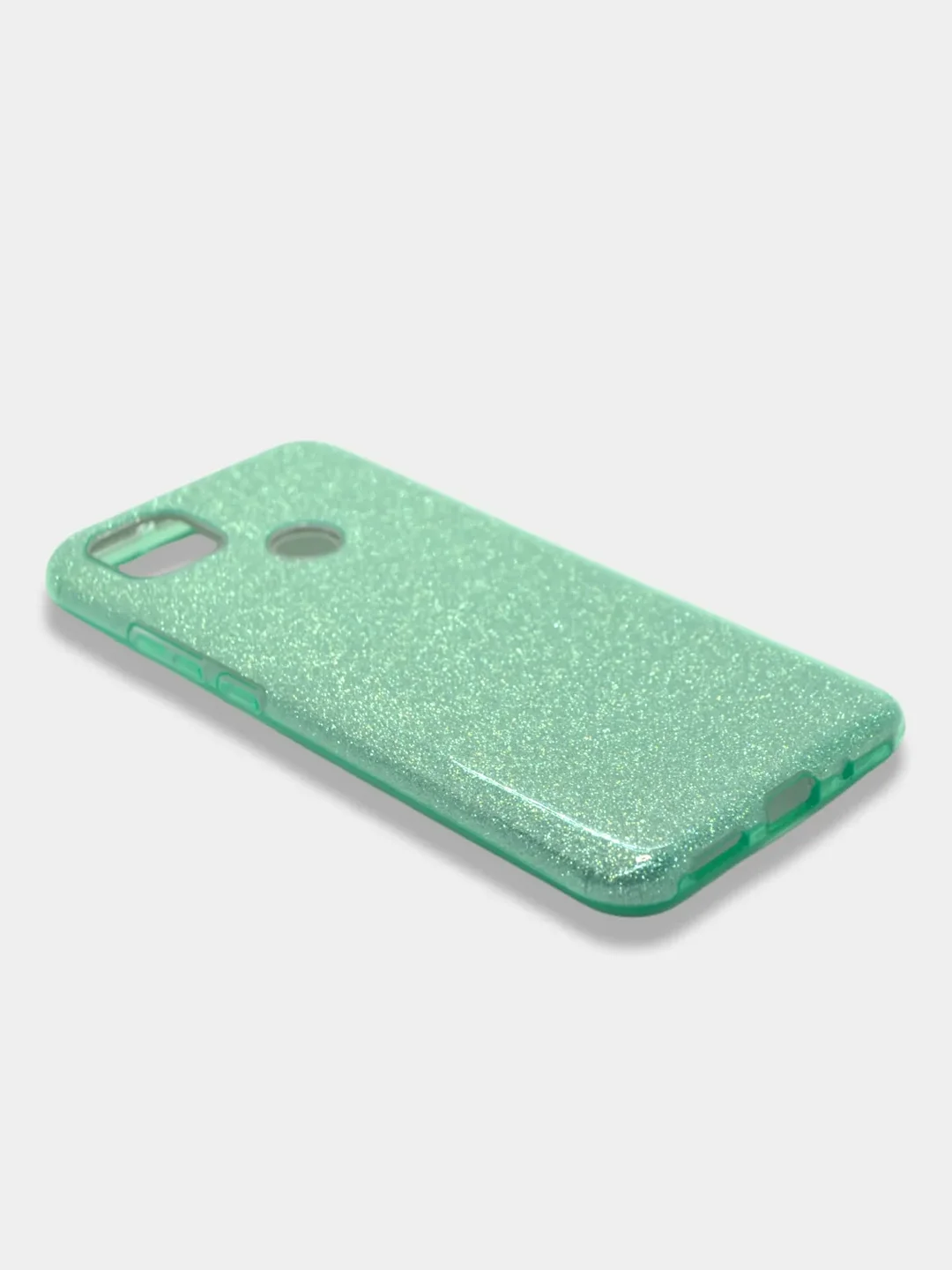 Бирюзовый чехол блестящий Xiaomi Redmi 9C, Redmi 9C NFC, Redmi 10A, Poco C3, накладка с блёстками