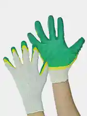 Перчатки рабочие защитные садовые латекс Х/Б , р.10.5,