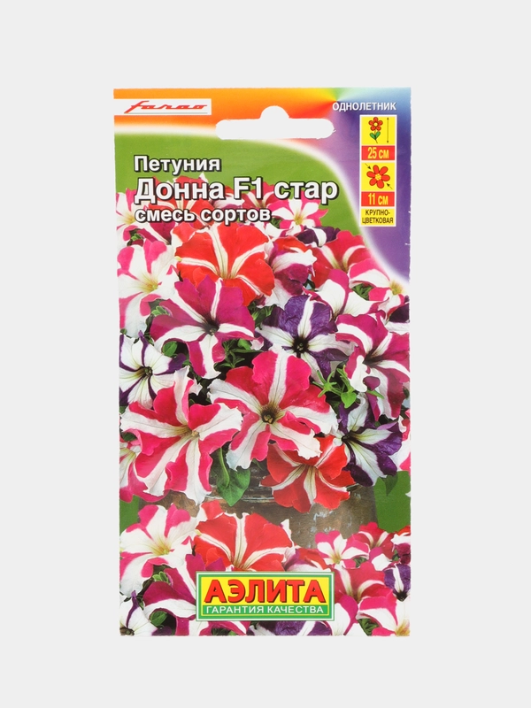 Петуния "Донна Стар F1", смесь 10 шт (Аэлита)
