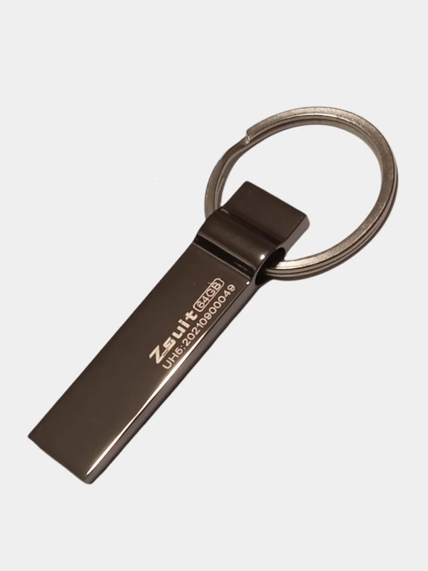 Флешка металлическая USB 2/4/8/16/32/64 Гб