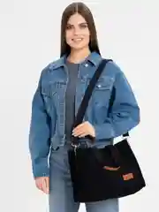 Черный вельветовая сумка тоут