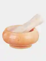 Манго ступка с пестиком из мрамора, 9х4,5 см