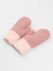 Розовый варежки женские