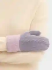 Серый варежки женские