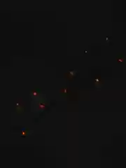 Желтый гирлянда новогодняя, 10 метров 220V