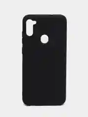 Черный чехол для Samsung Galaxy A11, M11, силиконовый (Самсунг Галакси А11, М11)