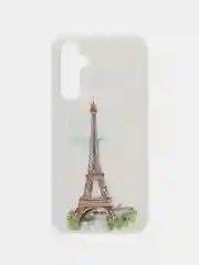 Лазурный чехол для Samsung Galaxy A54 / Самсунг Галакси А54, силиконовый, с рисунком