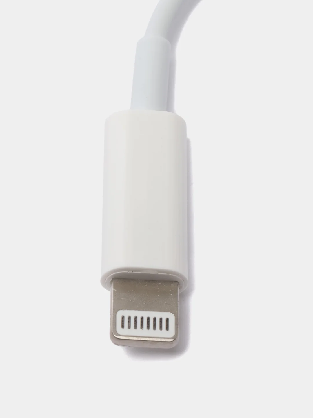 Белый переходник для айфон наушников Lightning - 3,5 мм для iPhone, адаптер