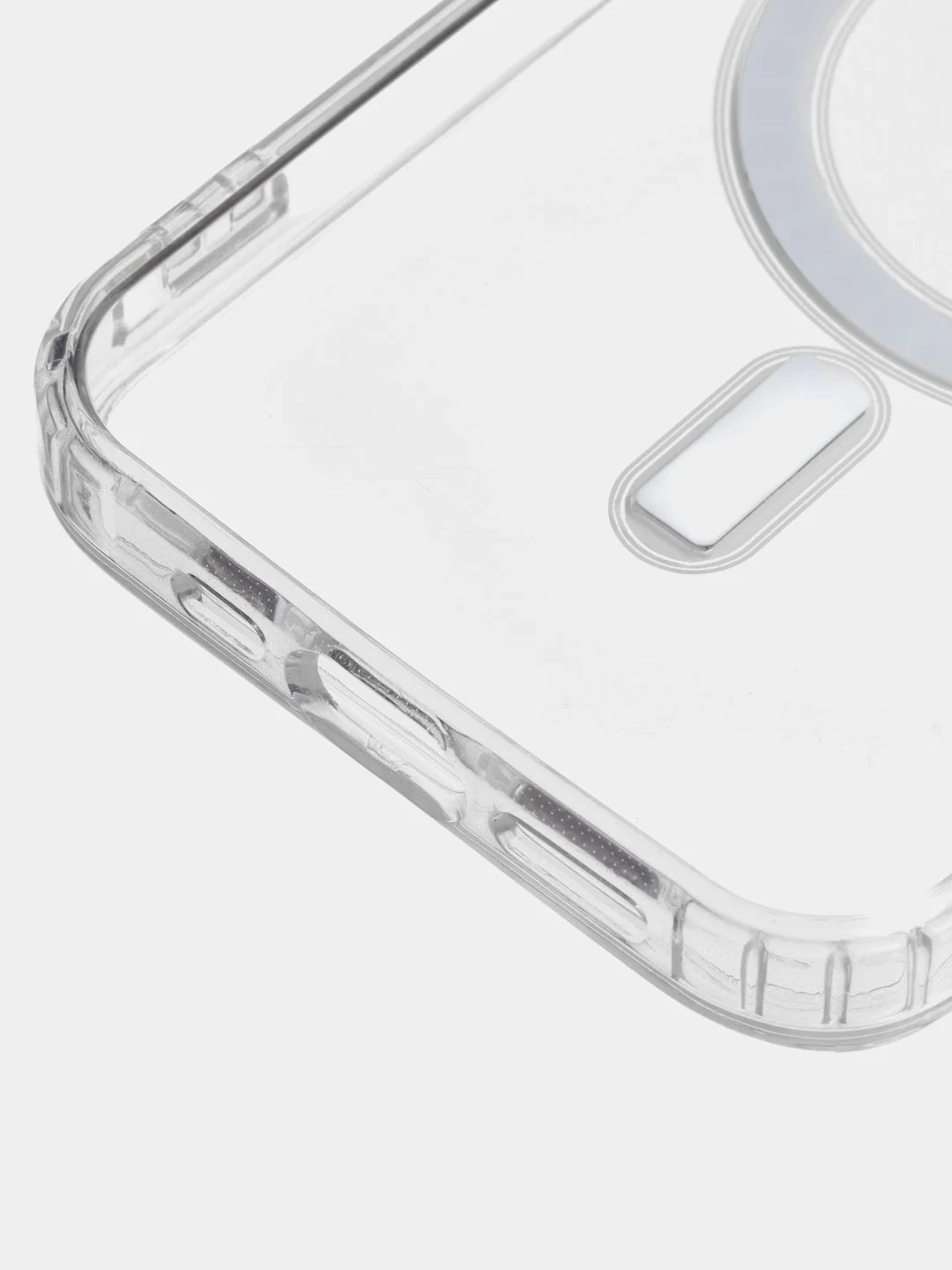 Чехол MagSafe для iPhone (Айфон) 11, 12, 13, 14, 15 Pro, Max, mini, plus, прозрачный