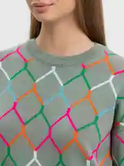 Серый свитер женский