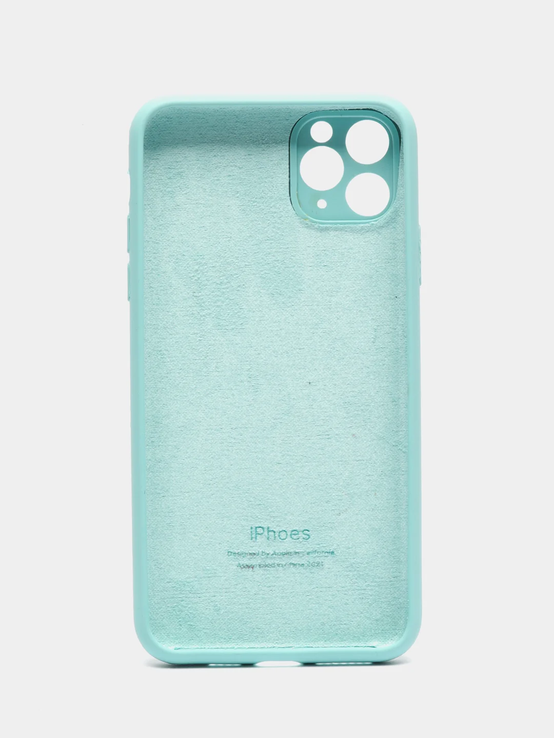 Бирюзовый чехол для iPhone 13, 12, 11, XR, 7, 8, SE, 8+, 7+, 6s, 6, Pro, Max, силиконовый