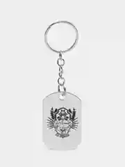 Индиго брелок для ключей, подвеска, жетон, с лазерной гравировкой