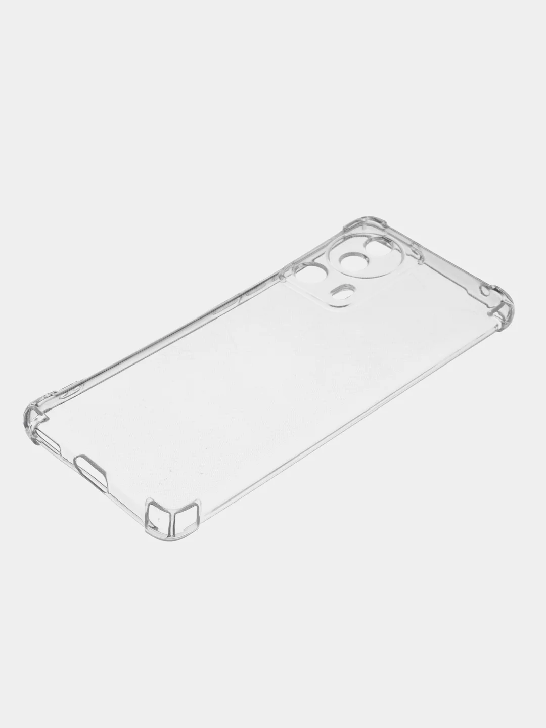 Прозрачный чехол для Xiaomi 13 Lite силиконовый (Ксиоми 13 лайт), силиконовый, c защитой камеры