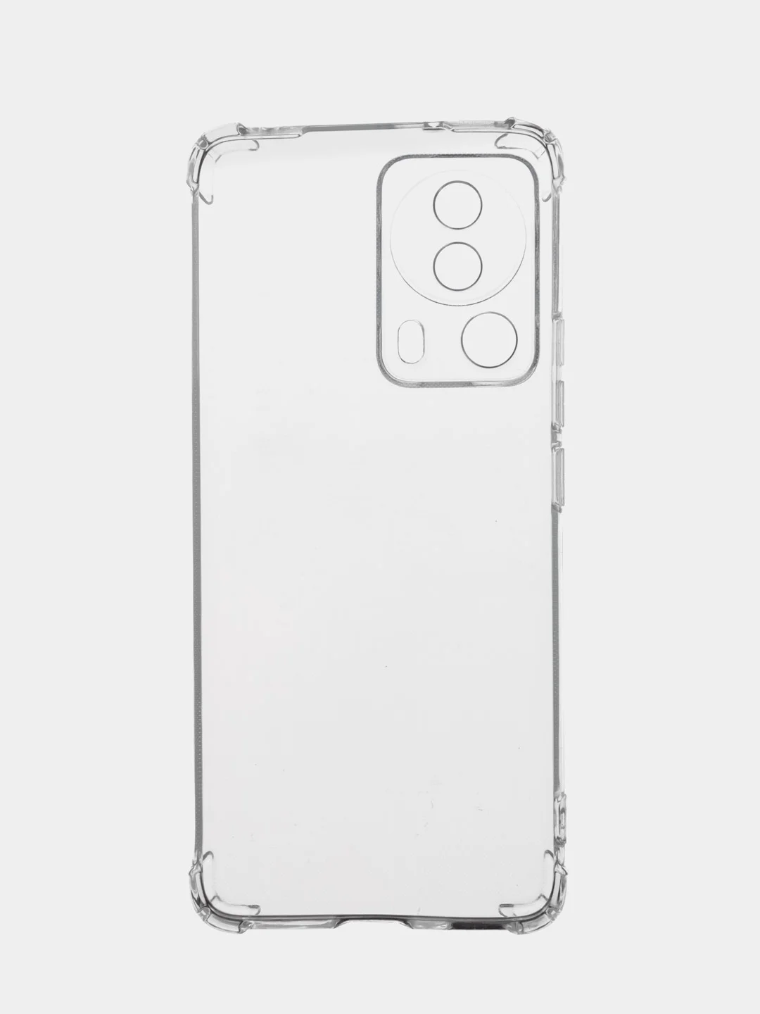 Прозрачный чехол для Xiaomi 13 Lite силиконовый (Ксиоми 13 лайт), силиконовый, c защитой камеры