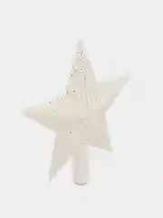 Молочный наконечник звезда на елку, ёлочное украшение