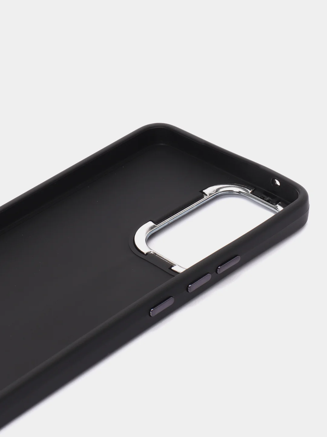 Серебряный чехол для Samsung Galaxy A53 / Самсунг Галакси А53, силиконовый с блестками