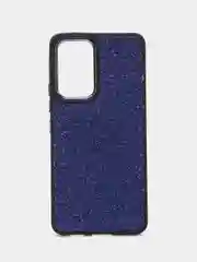 Фиолетовый чехол для Samsung Galaxy A53 / Самсунг Галакси А53, силиконовый с блестками