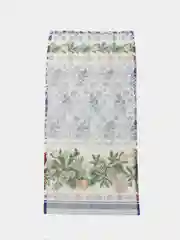 Голубой полотенце кухонное из рогожки "Новый год"