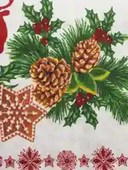 Конфетный полотенце кухонное из рогожки "Новый год"