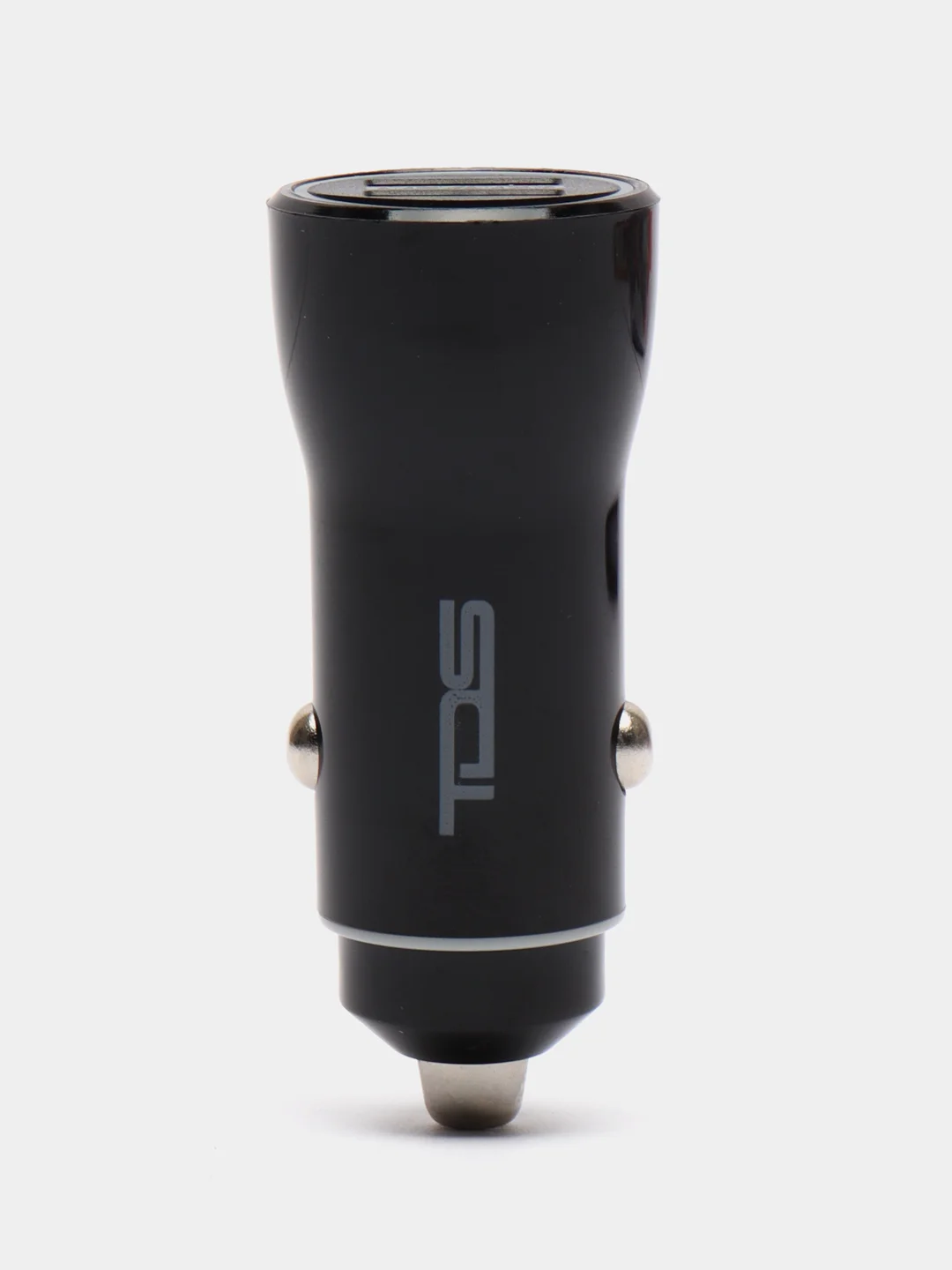 Черный автомобильное зарядное устройство TDS, 2 х USB, 2.1А