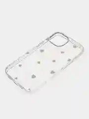 Чехол для iPhone (Айфон) 7, 8, SE 2020, 11, 12, 13, 14, с рисунком сердечек