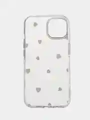 Чехол для iPhone (Айфон) 7, 8, SE 2020, 11, 12, 13, 14, с рисунком сердечек