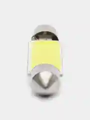 Автолампа диод T11(C5W) 12V 6W 1 COB диод 1-конт 39 мм, белая, SKYWAY салон, номер