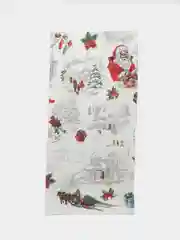 Прозрачный полотенце кухонное из рогожки "Новый год"
