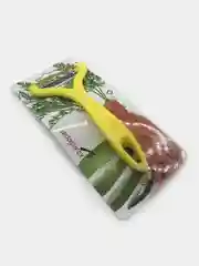 Желтый овощечистка рогатка