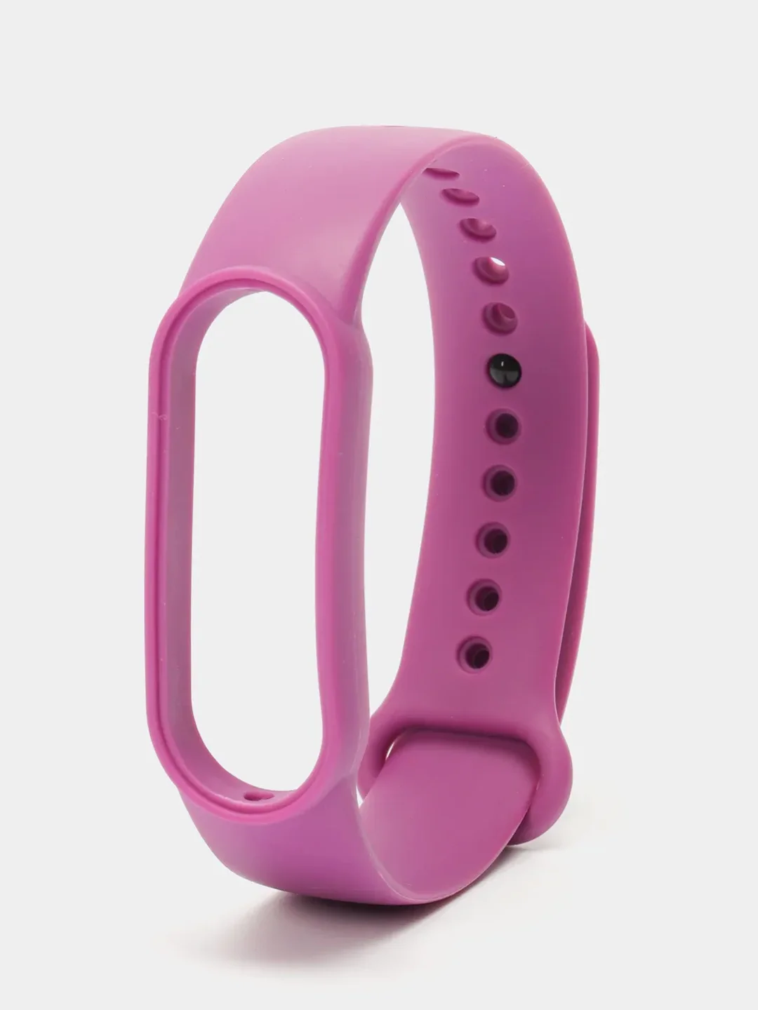 Фиолетовый силиконовый ремешок для Xiaomi Mi Band 5, Mi Band 6, ми банд 5/6