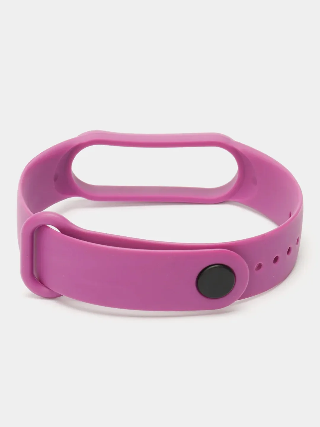 Фиолетовый силиконовый ремешок для Xiaomi Mi Band 5, Mi Band 6, ми банд 5/6