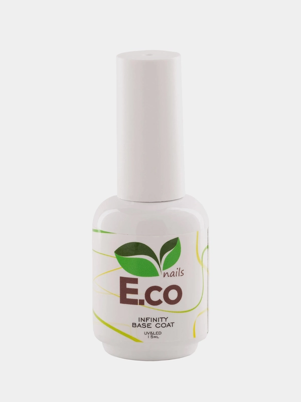 Базовое покрытие E.Co Nails Infinity Base Coat, каучуковое, 15 мл