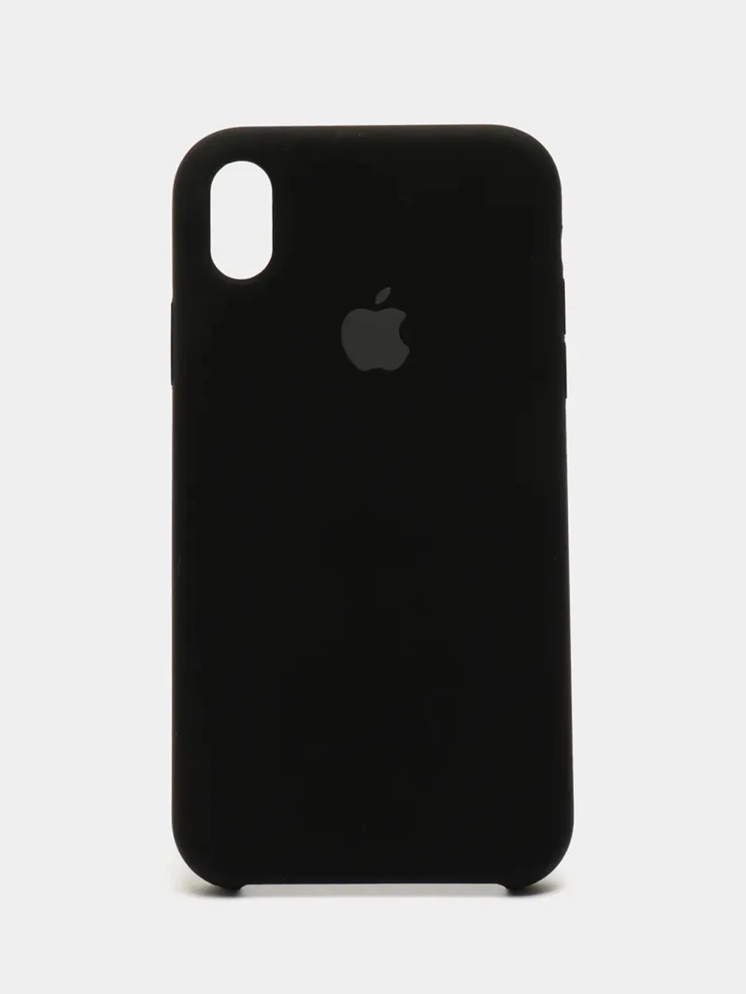 Черный чехол Silicone Case ( Чехол силиконовый ) для iPhone XR