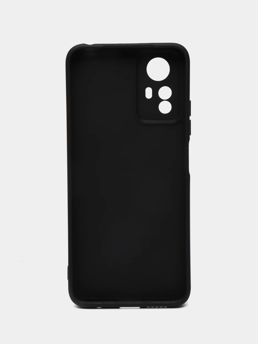 Черный чехол для Redmi Note 12S, Редми Нот 12С, силиконовый, матовый