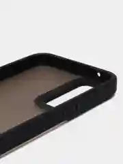 Угольный чехол матовый для Samsung Galaxy A34, пластиковый, полупрозрачный, с глянцевой рамкой
