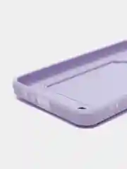 Сиреневый силиконовый чехол для Realme C20/C11 2021, с карманом для карт, прозрачный