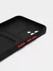 Сиреневый силиконовый чехол для Realme C20/C11 2021, с карманом для карт, прозрачный