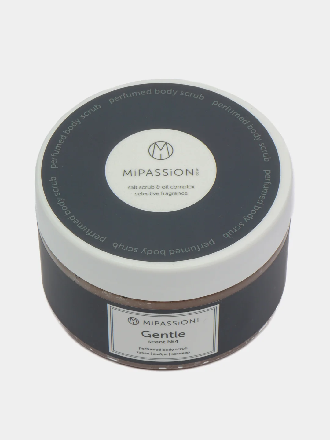 Парфюмированный скраб для тела Gentle MIPASSION, 250 мл
