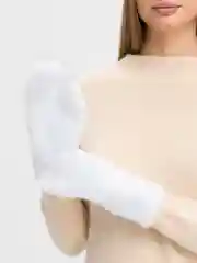 Белый варежки женские