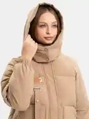 Бежевый куртка женская, демисезон/осень/зима/евро зима укороченная для машины