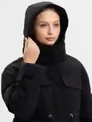 Черный женская куртка