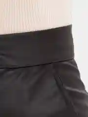 Юбка из экокожи